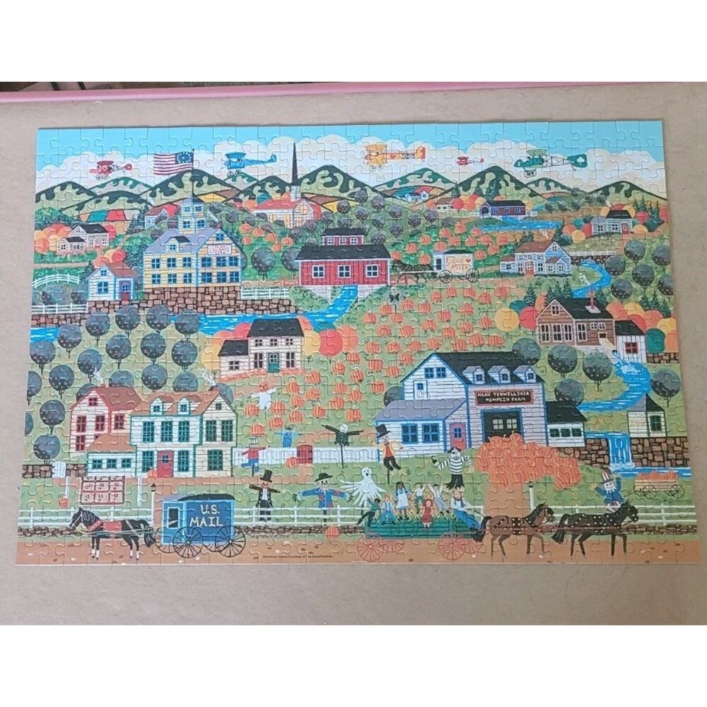 Mega Puzzles Americana Halloween Puzzle 500 Pc
